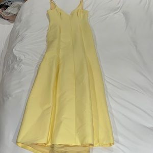 HALSTON Heritage yellow dress